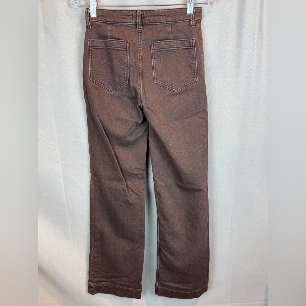 Faherty Stretch Terry Patch Pocket Pant - Walnut- Size 26 - Picture 7 of 12